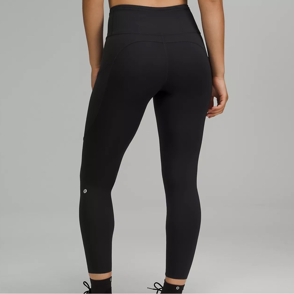 Lululemon Fast and Free Black Leggings Size 12